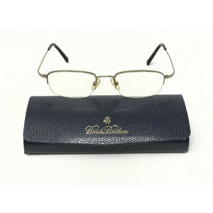 AUTHENTIC  BROOKS BROTHERS  BB 393  1223T  TITANIUM EYEGLASSES SIZE: 50 -18-150